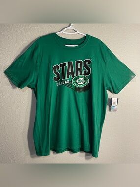 Men’s XL Fanatics Dallas Stars Hockey ‘93 Hockey Club Green Shirt NWT